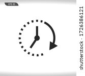 Clock Icon Vector . Passage Of...