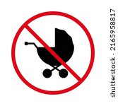 ban child born pram black... | Shutterstock .eps vector #2165958817