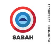 sabah logo. sabah is a state of ... | Shutterstock .eps vector #1198288231