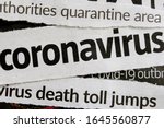 Small photo of Novel coronavirus breaking news headline clippings from various newspapers reporting on the deadly disease, macro view. Concept for global coverage on severity of Covid-19 or 2019-ncov virus.
