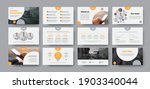 business slide vector template... | Shutterstock .eps vector #1903340044