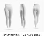 set white women's compression... | Shutterstock . vector #2171911061