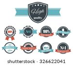 design of labels  tags  logos... | Shutterstock .eps vector #326622041