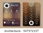 design menus for a restaurant ... | Shutterstock .eps vector #547572157