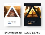 template of universal covers... | Shutterstock .eps vector #623713757