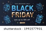 black friday sale. doodle icons ... | Shutterstock .eps vector #1992577931