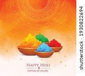 happy holi indian hindu... | Shutterstock .eps vector #1930822694
