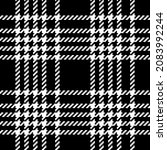 tweed plaid pattern in black... | Shutterstock .eps vector #2083992244