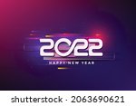 happy new year 2022 elegant... | Shutterstock .eps vector #2063690621