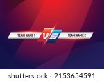 battle versus vs for sports and ... | Shutterstock .eps vector #2153654591