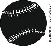 Softball Ball Vector