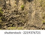 Columnar Joint Rock Brown Wall
