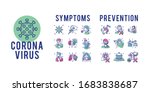 coronavirus symptoms and... | Shutterstock .eps vector #1683838687