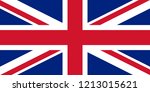 flag of the united kingdom... | Shutterstock .eps vector #1213015621