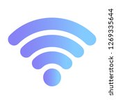 wifi icon vector  wireless... | Shutterstock .eps vector #1269335644