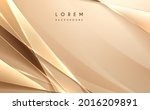abstract golden lines... | Shutterstock .eps vector #2016209891