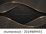 abstract black and gold lines... | Shutterstock .eps vector #2019889451