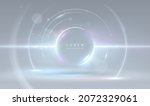 abstract circle light effect... | Shutterstock .eps vector #2072329061