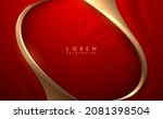 abstract red and gold luxury... | Shutterstock .eps vector #2081398504