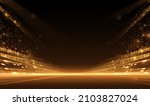 abstract golden lights on black ... | Shutterstock .eps vector #2103827024