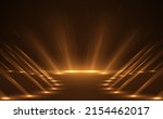 abstract golden light rays scene | Shutterstock .eps vector #2154462017