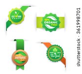 bio food labels | Shutterstock .eps vector #361998701