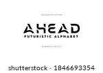 lettering modern alphabet font. ... | Shutterstock .eps vector #1846693354