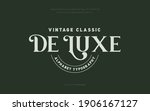 classic typography serif font.... | Shutterstock .eps vector #1906167127