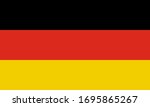 an illustration of german flag | Shutterstock . vector #1695865267