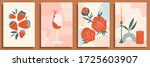 abstract still life in pastel... | Shutterstock .eps vector #1725603907