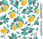 abstract citrus seamless... | Shutterstock .eps vector #1808558587
