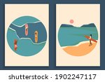 abstract coloful landscape... | Shutterstock .eps vector #1902247117