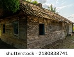 An Old Wooden Uninhabited House....