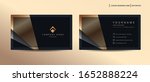 luxury design business card... | Shutterstock .eps vector #1652888224