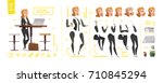 stylized characters set for... | Shutterstock .eps vector #710845294