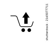 shopping cart icon vector with... | Shutterstock .eps vector #2165077711