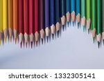 wavy color combination  | Shutterstock . vector #1332305141