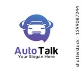 auto talk logo design template | Shutterstock .eps vector #1399087244