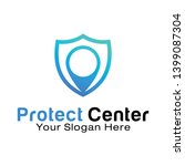 protect center logo design... | Shutterstock .eps vector #1399087304