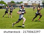 Small photo of Greenville, Wi USA - May 21st, 2022: Wisconsin Rugby Football Union held Madtown Scrumdown an adult male Rugby tournament competition.