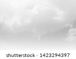 black sky with white cloud | Shutterstock . vector #1423294397