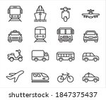 simple set of mass... | Shutterstock .eps vector #1847375437