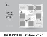 social media post puzzle... | Shutterstock .eps vector #1921170467