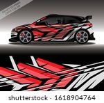 car wrap decal design vector ... | Shutterstock .eps vector #1618904764