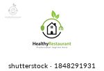 home logo design is combined... | Shutterstock .eps vector #1848291931