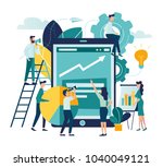 vector illustration people are... | Shutterstock .eps vector #1040049121