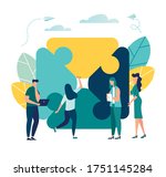 business concept. team metaphor.... | Shutterstock .eps vector #1751145284