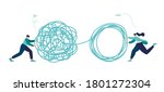 vector illustration  tangle... | Shutterstock .eps vector #1801272304