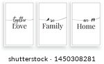 together we are love  family ... | Shutterstock .eps vector #1450308281