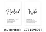 husband and wife definition ... | Shutterstock .eps vector #1791698084